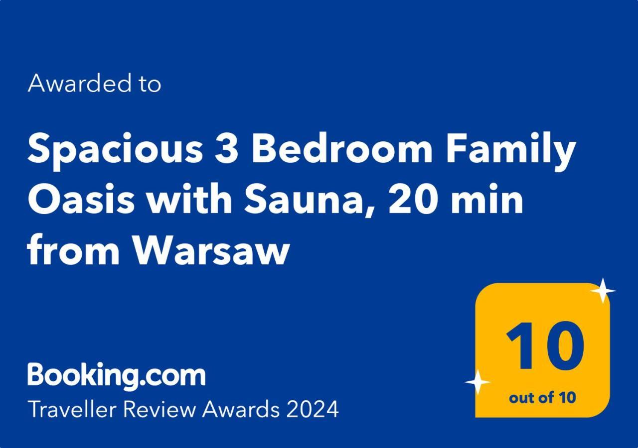 Spacious 3 Bedroom Family Oasis With Sauna, 20 Min From Warsaw Piaseczno  Dış mekan fotoğraf